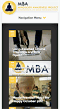 Mobile Screenshot of mbaproject.org