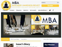 Tablet Screenshot of mbaproject.org